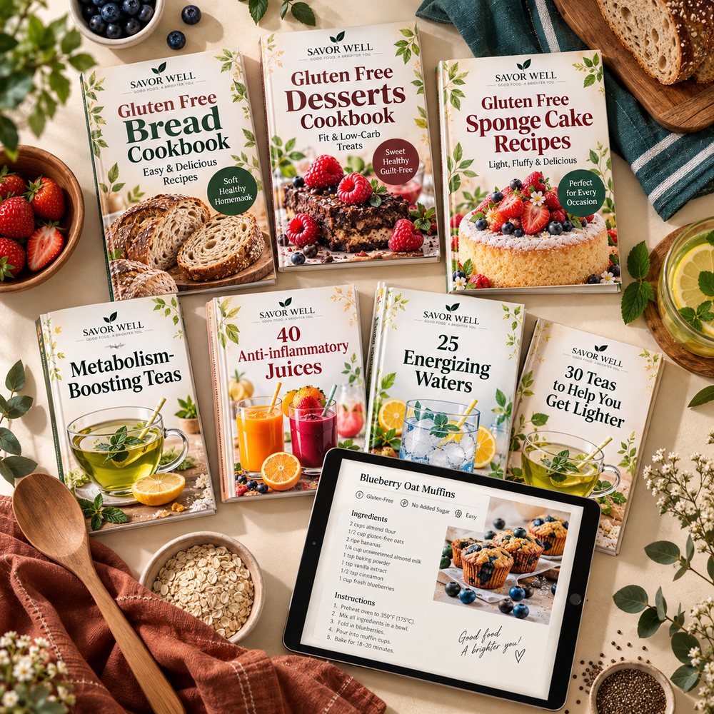 SAVOR WELL complete recipe collection with tablet